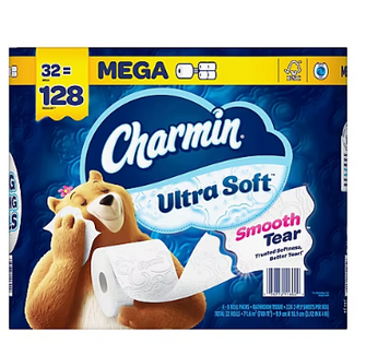 Charmin Ultra Soft Toilet Paper, 32 Mega Rolls