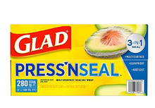 Glad Press N Seal Plastic Wrap, 2 pk./140 sq. ft.