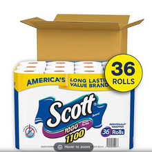 Scott 1100-Sheets, 1-Ply Bath Tissue, 36 ct.