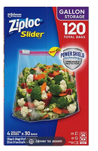Ziploc 1-Gal. Slider Storage Bags, 120 pk.