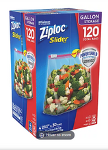 Ziploc 1-Gal. Slider Storage Bags, 120 pk.