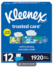 Kleenex Trusted Care 2-Ply Facial Tissues, 12 pk./160 Tissues per Box