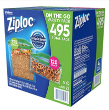 Ziploc Snack Bag and Sandwich Bag Mixed Pack, 495 pk. - Clear
