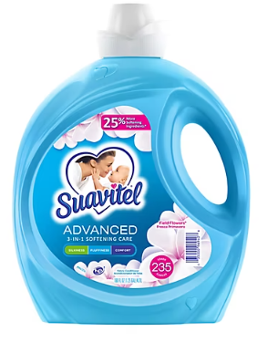 Suavitel Field Flowers Advanced Liquid Fabric Softener, 160 oz.