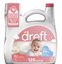 Dreft Ultra Concentrated Liquid Baby Laundry Detergent, 125 Loads, 170 fl. oz.