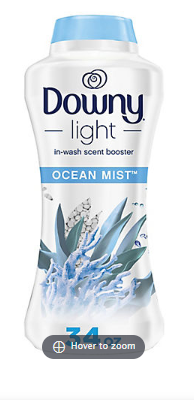 Downy Light Laundry Scent Booster Beads for Washer, 34 oz. - Ocean Mist