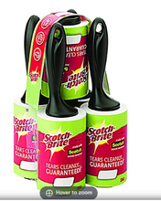 Scotch-Brite 75-Sheet Lint Roller, 5 pk. - Black