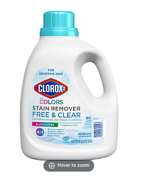 Clorox 2 Stain Remover & Color Booster Free & Clear, 112.75 oz.