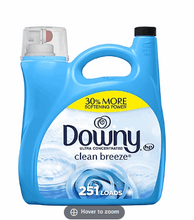Downy Ultra Concentrated Liquid Fabric Conditioner, Clean Breeze, 251 Loads, 170 fl. oz.
