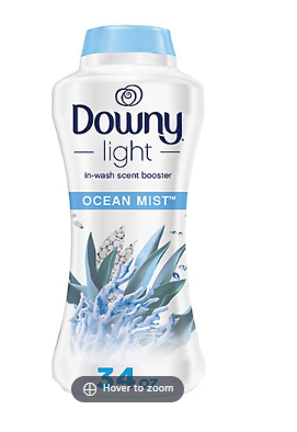 Downy Light Laundry Scent Booster Beads for Washer, 34 oz. - Ocean Mist