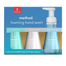 Method Foaming Hand Soap Variety Pack - Waterfall, Sweet Water, Sea Minerals, 3 pk./10 oz.