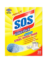 S.O.S. Steel Wool Soap Pads, 50 Ct