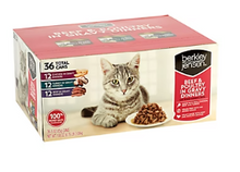 Berkley Jensen Beef and Poultry in Gravy Dinners, 36 ct.