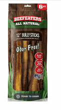 Beefeaters No Odor Natural Bully Sticks, 6 ct.