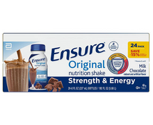 Ensure Original Nutrition Shake, Milk Chocolate, 8 fl. oz., 24 pk.