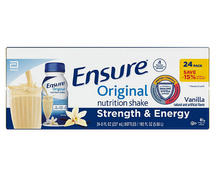 Ensure Original Nutrition Shake, Small Meal Replacement Shake, Vanilla 8 fl. oz., 24 ct.