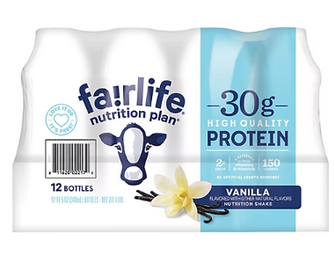 Fairlife Nutrition Plan High Protein Vanilla Shake, 12 pk.