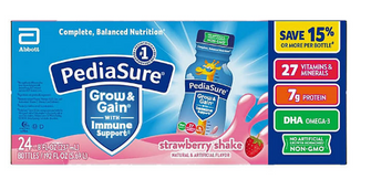 PediaSure Grow and Gain Nutrition Shake for Kids, Strawberry 8 fl. oz., 24 pk.