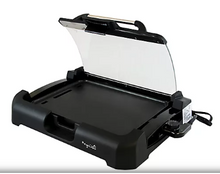 MegaChef Reversible Indoor Grill and Griddle with Removable Glass Lid