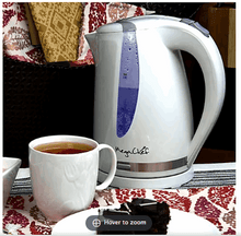 MegaChef 1.7L Plastic Electric Tea Kettle