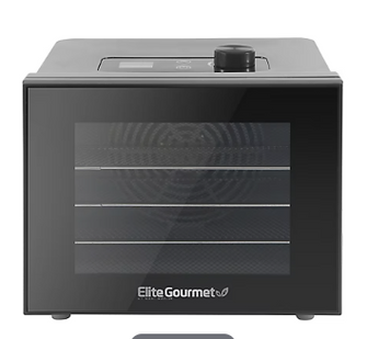 Elite Gourmet 4-Tier Digital Food Dehydrator - Black