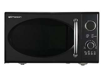 Emerson Retro 0.9 cu. ft. 800W Microwave Oven with Grill - Black