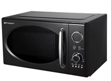 Emerson Retro 0.9 cu. ft. 800W Microwave Oven with Grill - Black