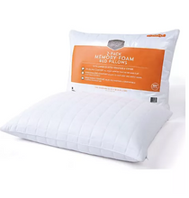 Berkley Jensen 2 Pc. Quilted Memory Foam Pillow