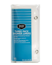 Berkley Jensen 3 Pc. Shower Curtain Liners