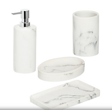 Honey-Can-Do 4-Pc. Bath Accessory Set - Marble