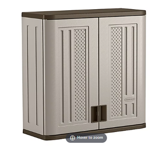 Suncast Wall Storage Cabinet - Gray