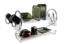 MegaChef 22" 2-Shelf Dish Rack