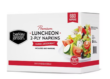 Berkley Jensen Everyday Lunch Napkins, 660 ct.