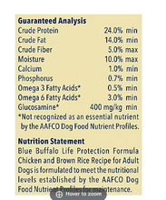 Blue Buffalo Life Protection Formula Natural Adult Dry Dog Food - Chicken and Brown Rice, 38 lbs.