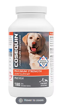 Cosequin Maximum Strength Plus MSM, Chewable Tablets, 180 ct.