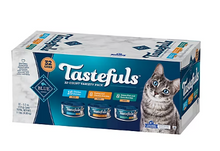 Blue Buffalo Tastefuls Natural Wet Cat Food Variety Pack, 32 pk.