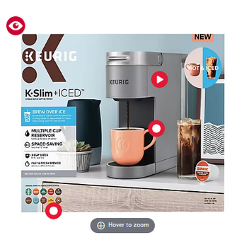 Keurig K-slim + Iced Single Serve Coffee Maker