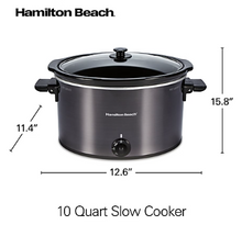 Hamilton Beach Slow Cooker, 10 Quart Capacity