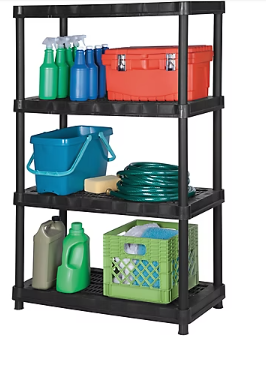 Berkley Jensen 4-Tier 600 lb. Resin Shelves
