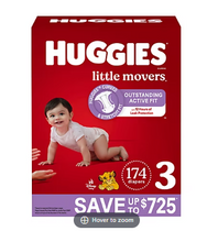 Huggies Little Movers Baby Diapers (Select Size)
