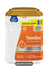 Similac 360 Total Care Sensitive Infant Formula Powder, 40 oz.