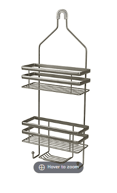 Honey-Can-Do Flat Wire Steel Shower Caddy - Gray