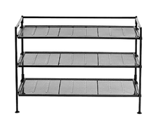 Berkley Jensen Heavy Duty 3-Tier Utility and Shoe Rack - Black