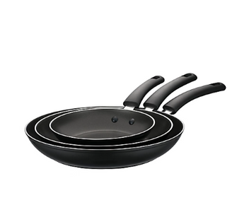 Berkley Jensen Frying Pan, 3 pc. - Black