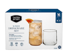 Berkley Jensen 16 Pc. Drinkware Set