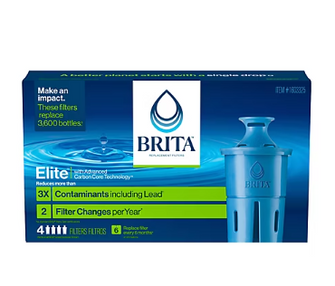 Brita Elite Replacement Water Filter, 4 ct.