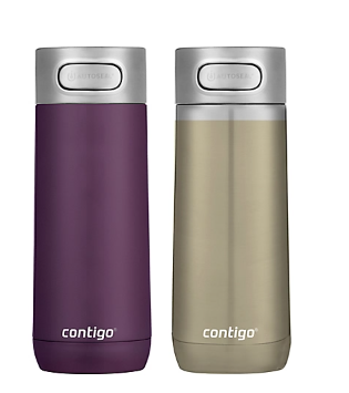 Contigo Luxe 14 oz. Travel Mug, 2 pk. - Merlot and Chardonnay