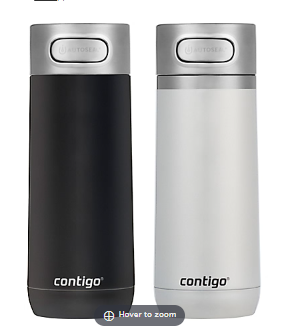 Contigo Luxe 14 oz. Travel Mug, 2 pk. - Licorice and Frosted Pearl