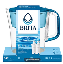 Brita Small 6-Cup Pitcher with 2 Brita Standard Filters
