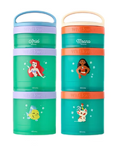 Whiskware Disney Princess Snacking Containers. 2 pk. - Ariel and Moana